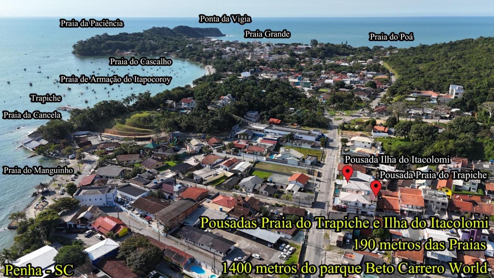 Pousada Praia Do Trapiche Penha  Exterior foto